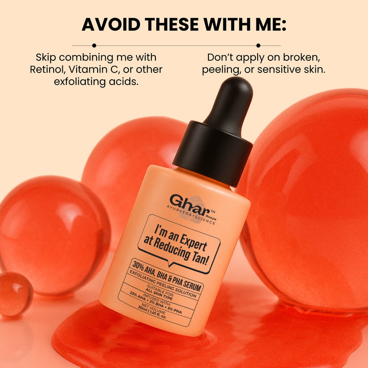 23% AHA 2% BHA & 5% PHA Magic Peeling Solution to reduce tan