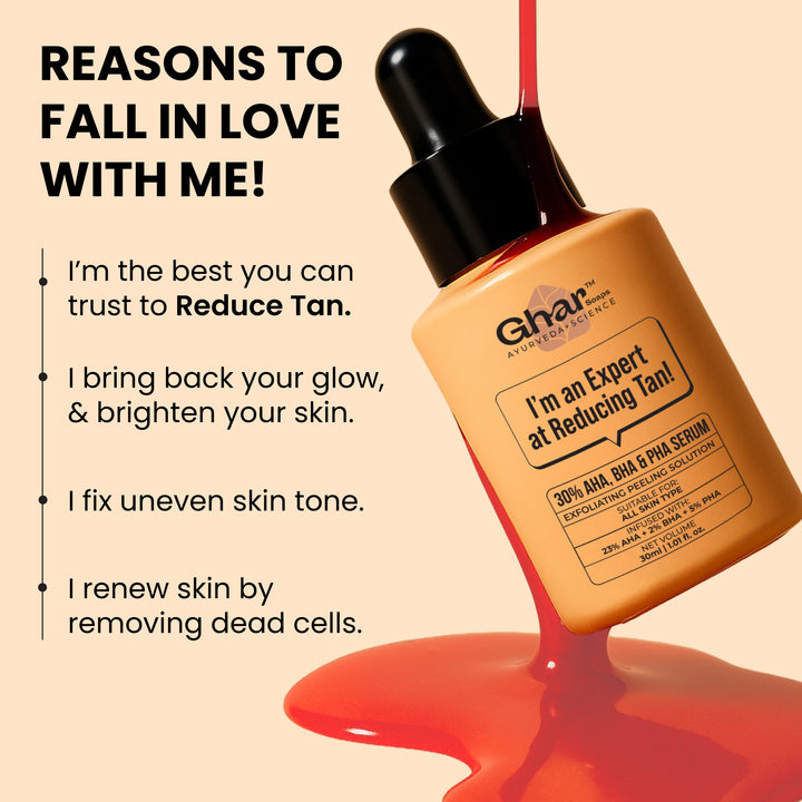 23% AHA 2% BHA & 5% PHA Magic Peeling Solution to reduce tan