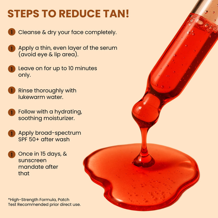 23% AHA 2% BHA & 5% PHA Magic Peeling Solution to reduce tan