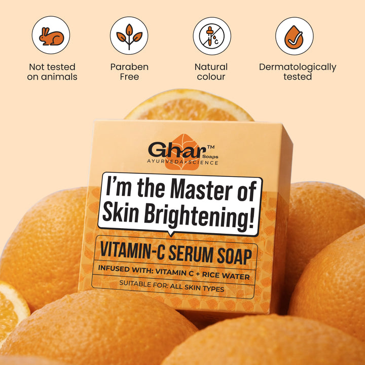 Vitamin c serum soap