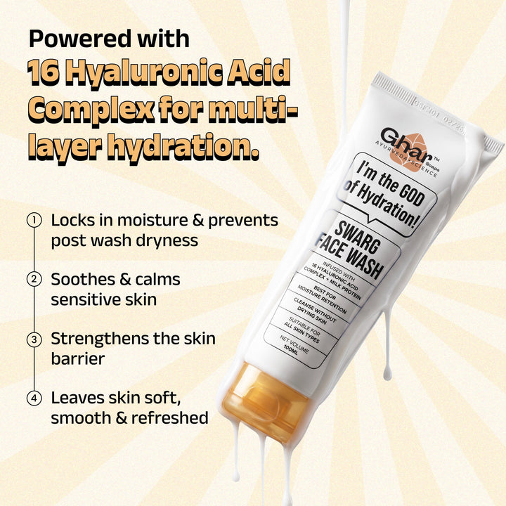 Swarg Face Wash For Intense Hydration & Glowing Skin