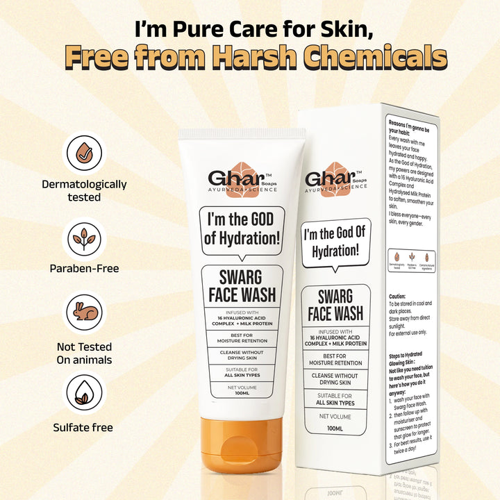 Swarg Face Wash For Intense Hydration & Glowing Skin