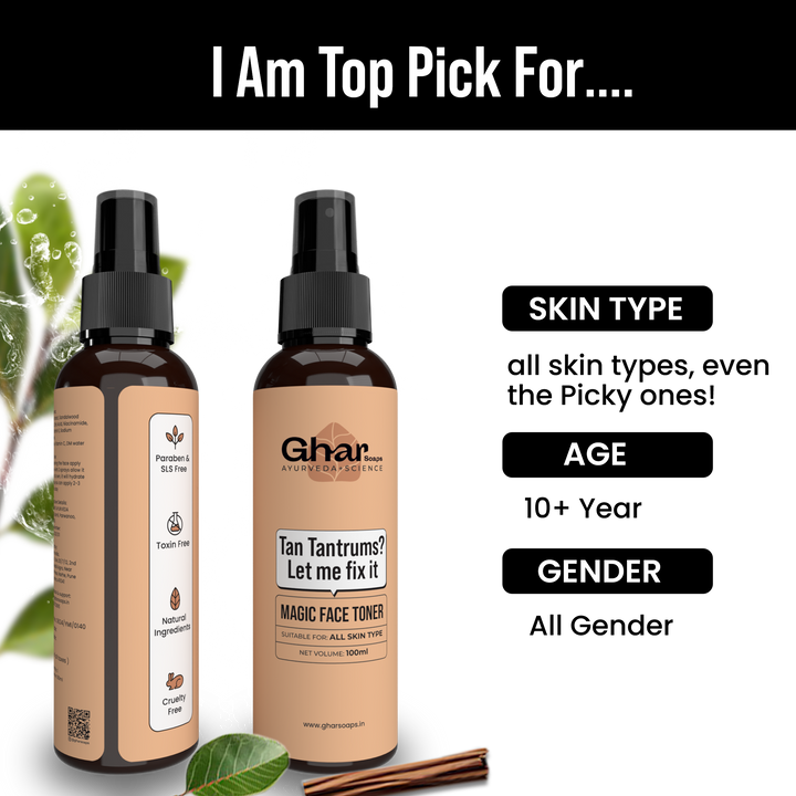 Magic Face Toner(Sandalwood & Saffron)