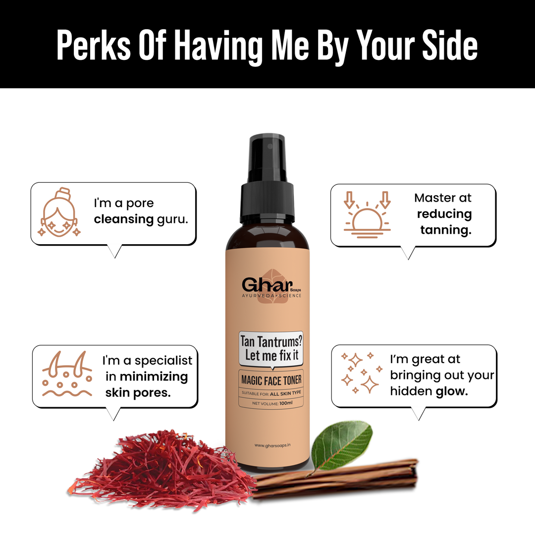 Magic Face Toner(Sandalwood & Saffron)