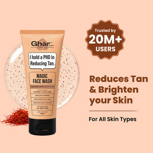 Magic Face wash With Saffron and Lactic Acid