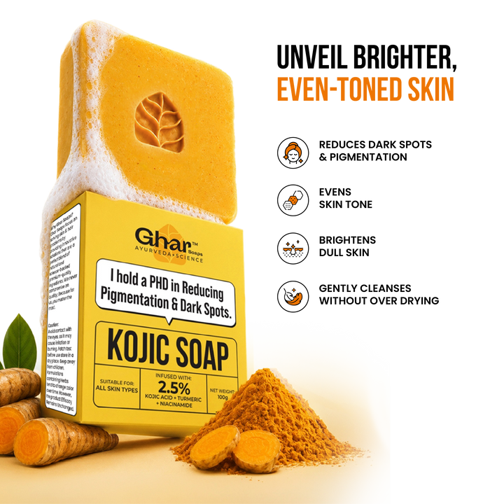 Kojic Acid Soap for De-Pigmentation & Dark Spot Reduction