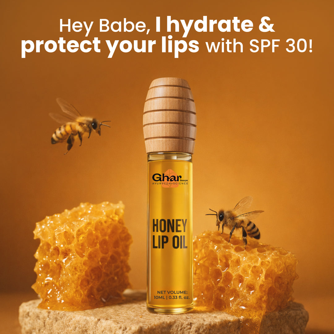 Honey Lip Oil  With SPF 30