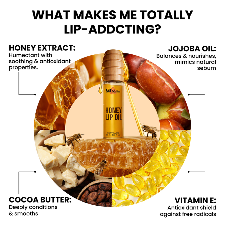 Honey Lip Oil  With SPF 30