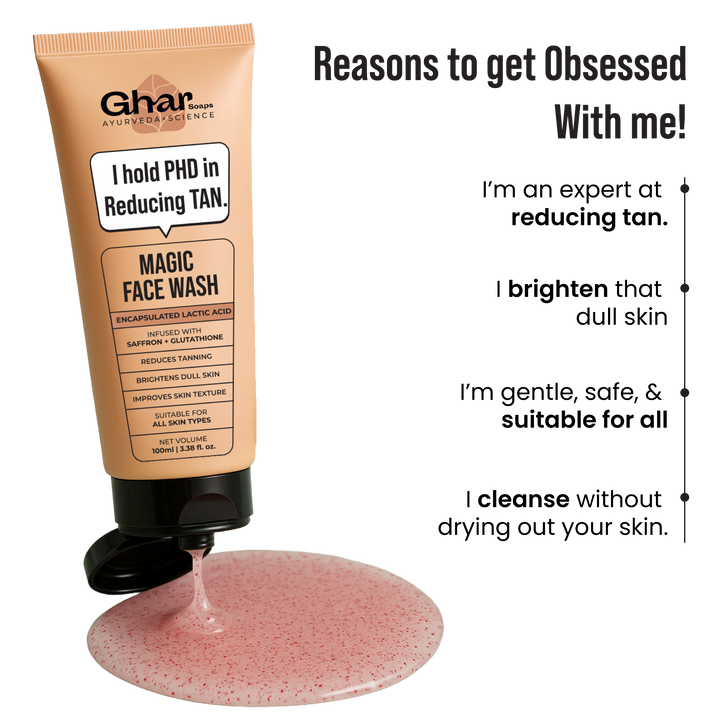 Magic Face wash With Saffron and Lactic Acid