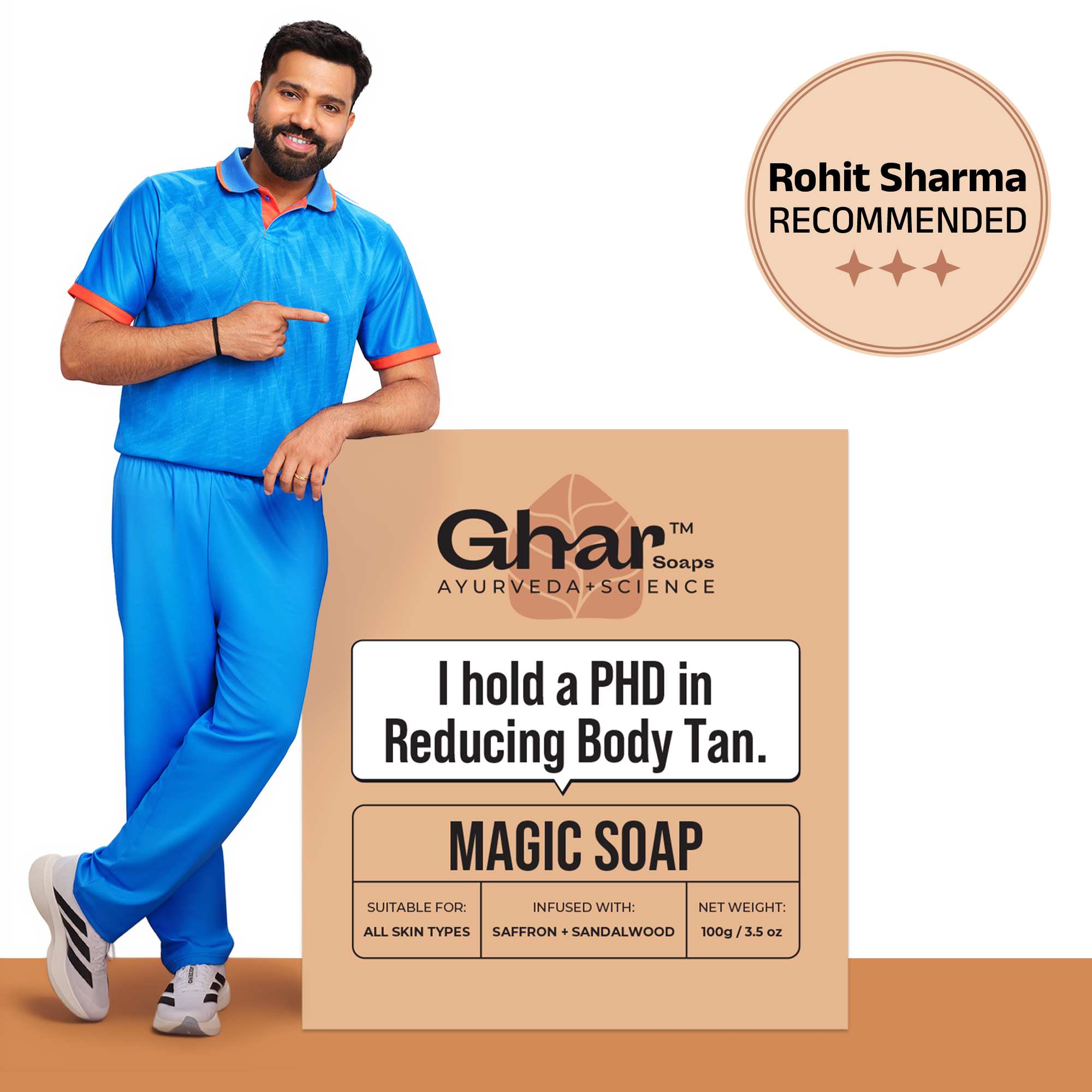Magic Soap (Sandal Wood and Saffron Soap)