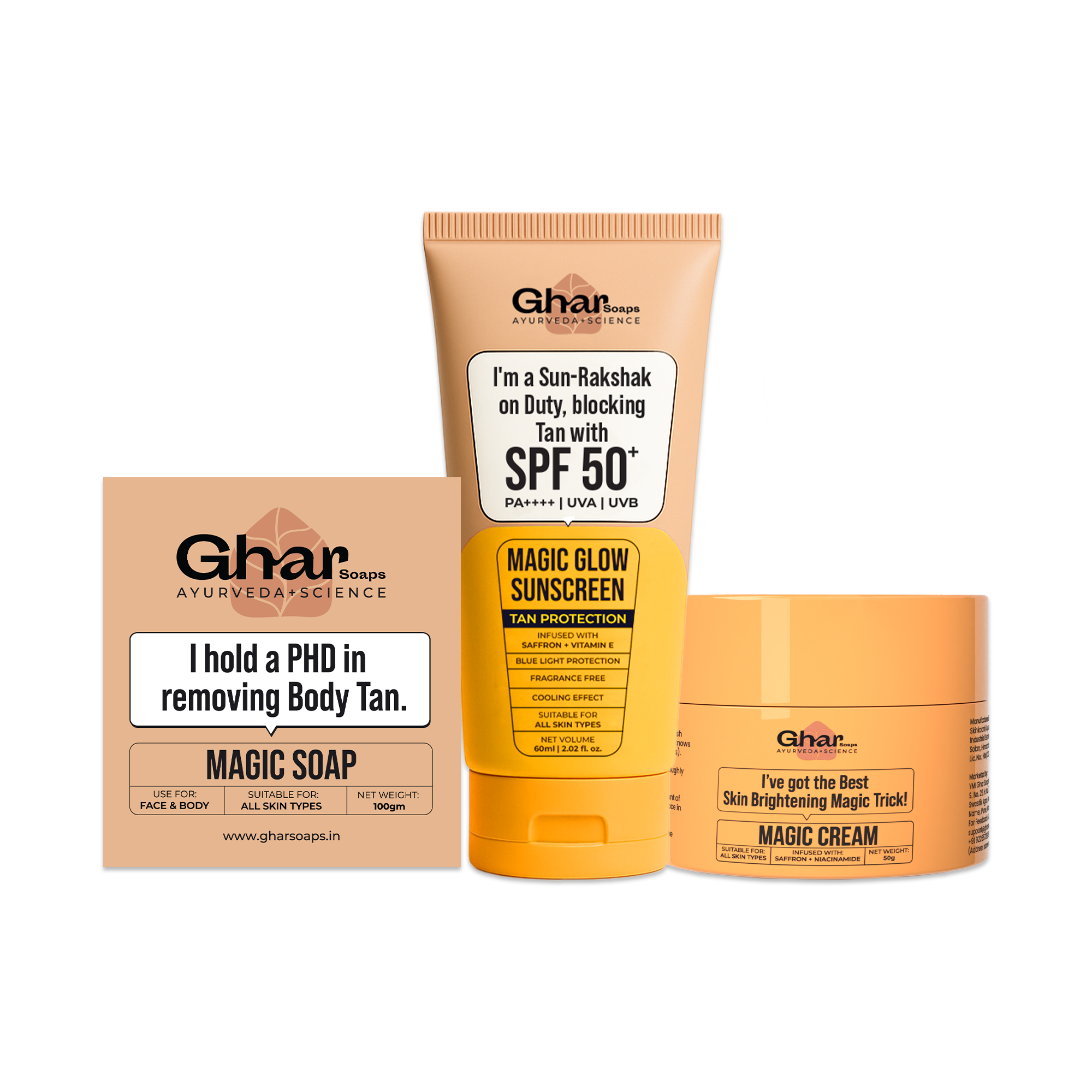 Magic Cream with Saffron & Niacinamide for De-Tan & Skin Brightening