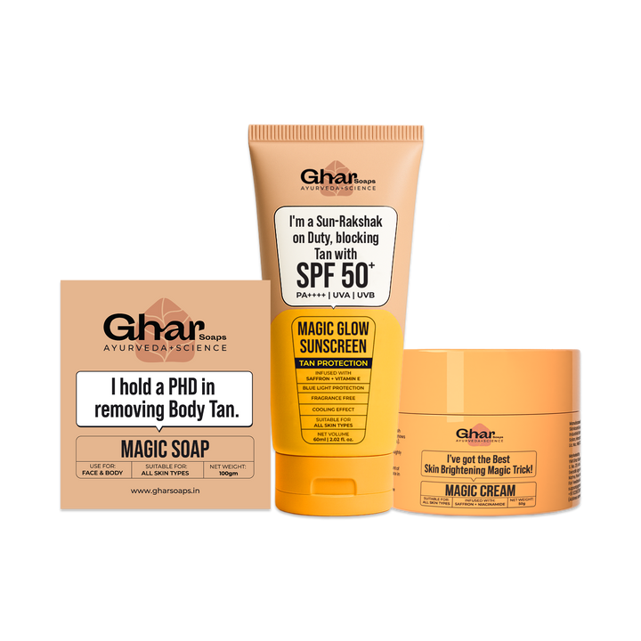 Magic Cream with Saffron & Niacinamide for De-Tan & Skin Brightening