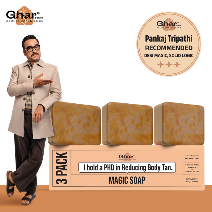 Magic Soap (Sandal Wood and Saffron Soap)