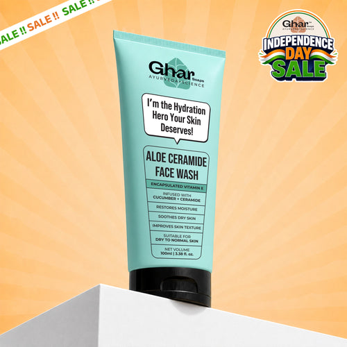 Aloe-Ceramide Face Wash For Dry to Normal Skin