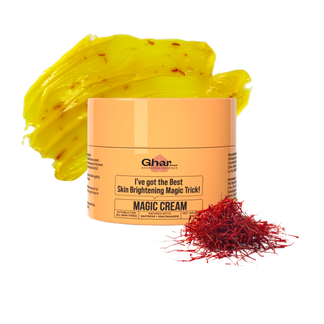 Magic Cream with Saffron & Niacinamide for De-Tan & Skin Brightening
