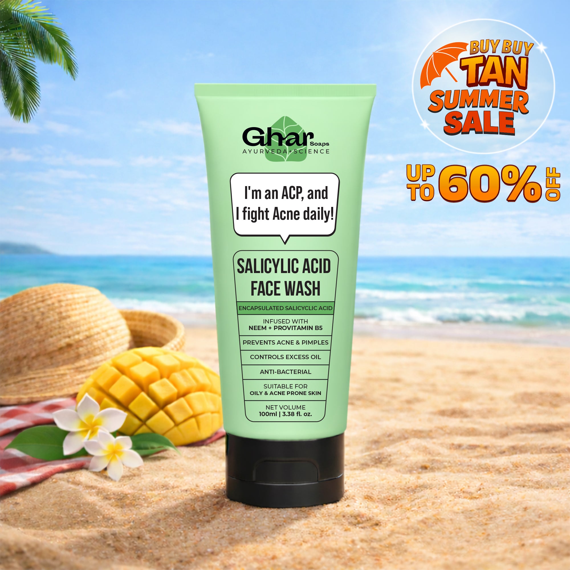 Salicylic Acid Face Wash For Oily & Acne Prone Skin