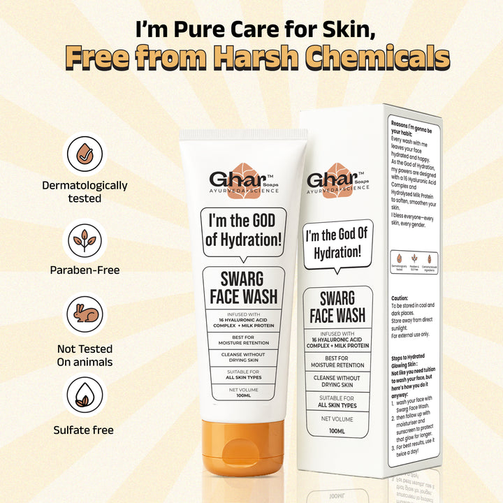 Swarg Face Wash For Intense Hydration & Glowing Skin