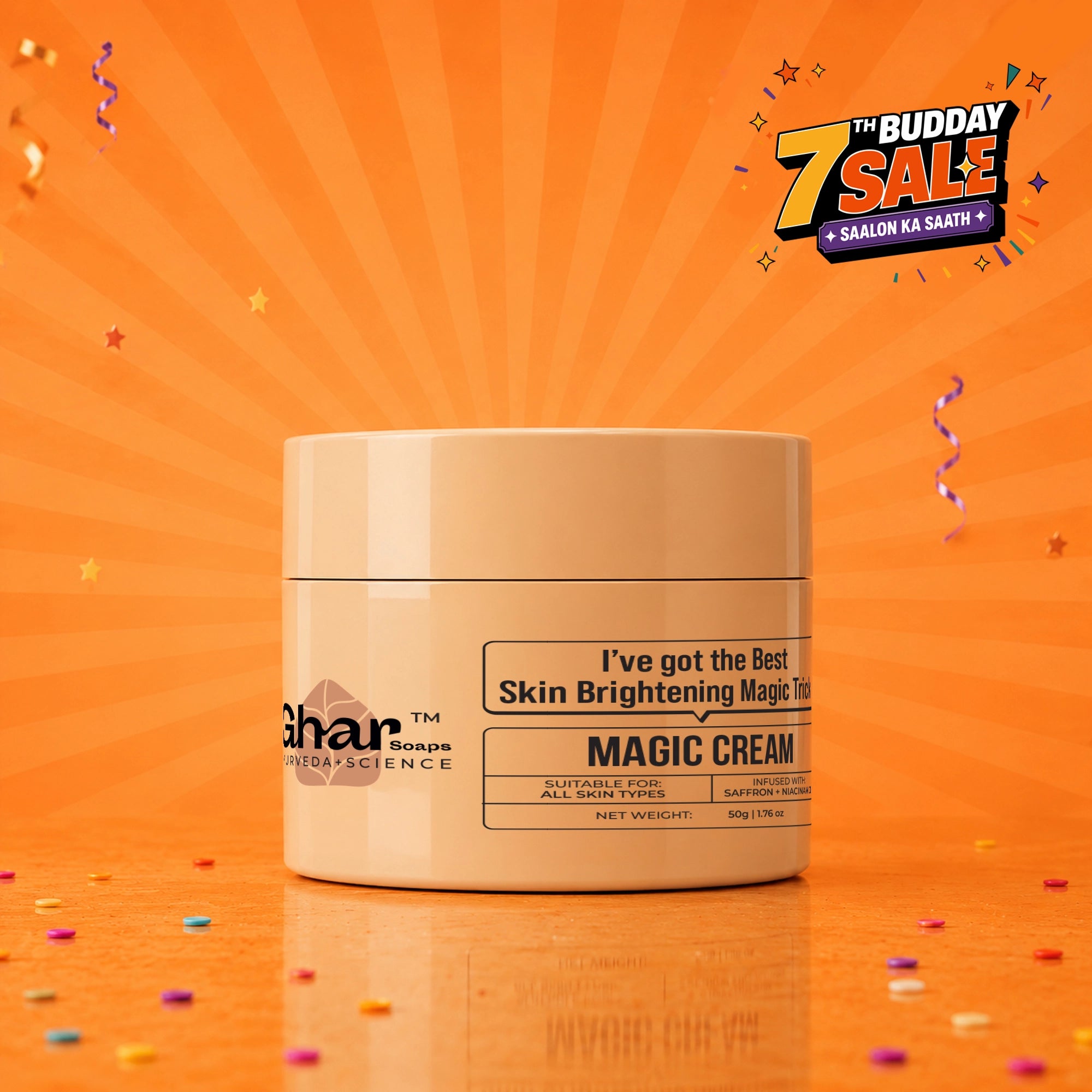 Magic moisturizing Cream for De-Tan & Skin Brightening