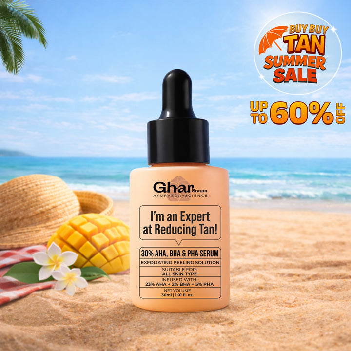 23% AHA 2% BHA & 5% PHA Magic Peeling Solution to reduce tan
