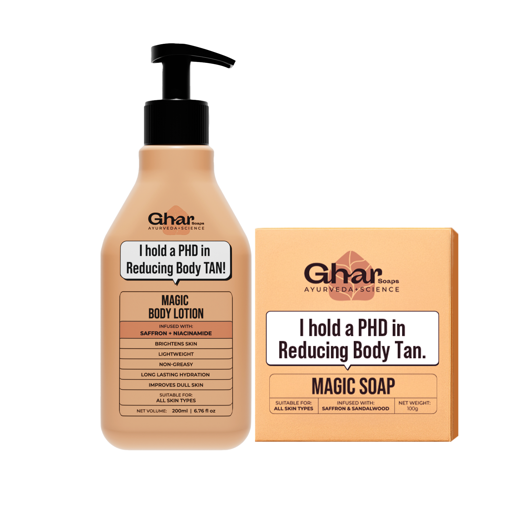 Magic Body Lotion with Saffron and Niacinamide