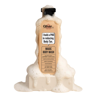 Magic De-Tan & Exfoliating Body Wash with Saffron & Lactic Acid