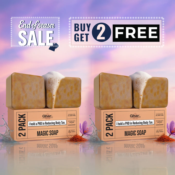 MAGIC SOAP ( SAFFRON AND SANDAL WOOD SOAP )