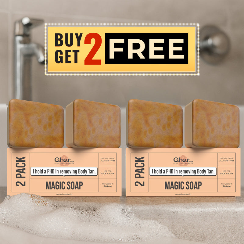 MAGIC SOAP ( SAFFRON AND SANDAL WOOD SOAP )