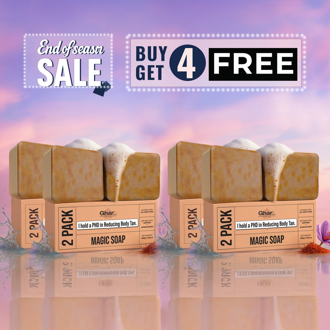 MAGIC SOAP ( SAFFRON AND SANDAL WOOD SOAP )
