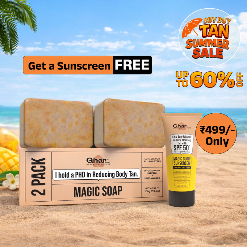 Free Magic Cream + Free Sunscreen + Magic Soap Combo