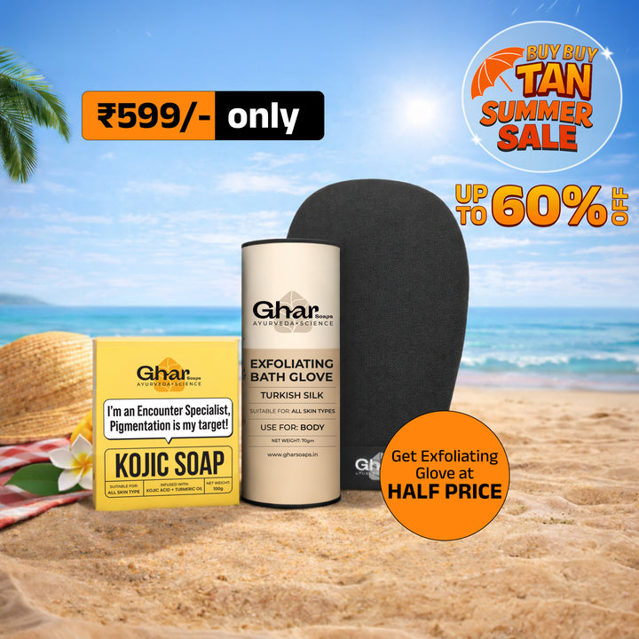 Kojic Soap + Exfoliating Body Glove Combo
