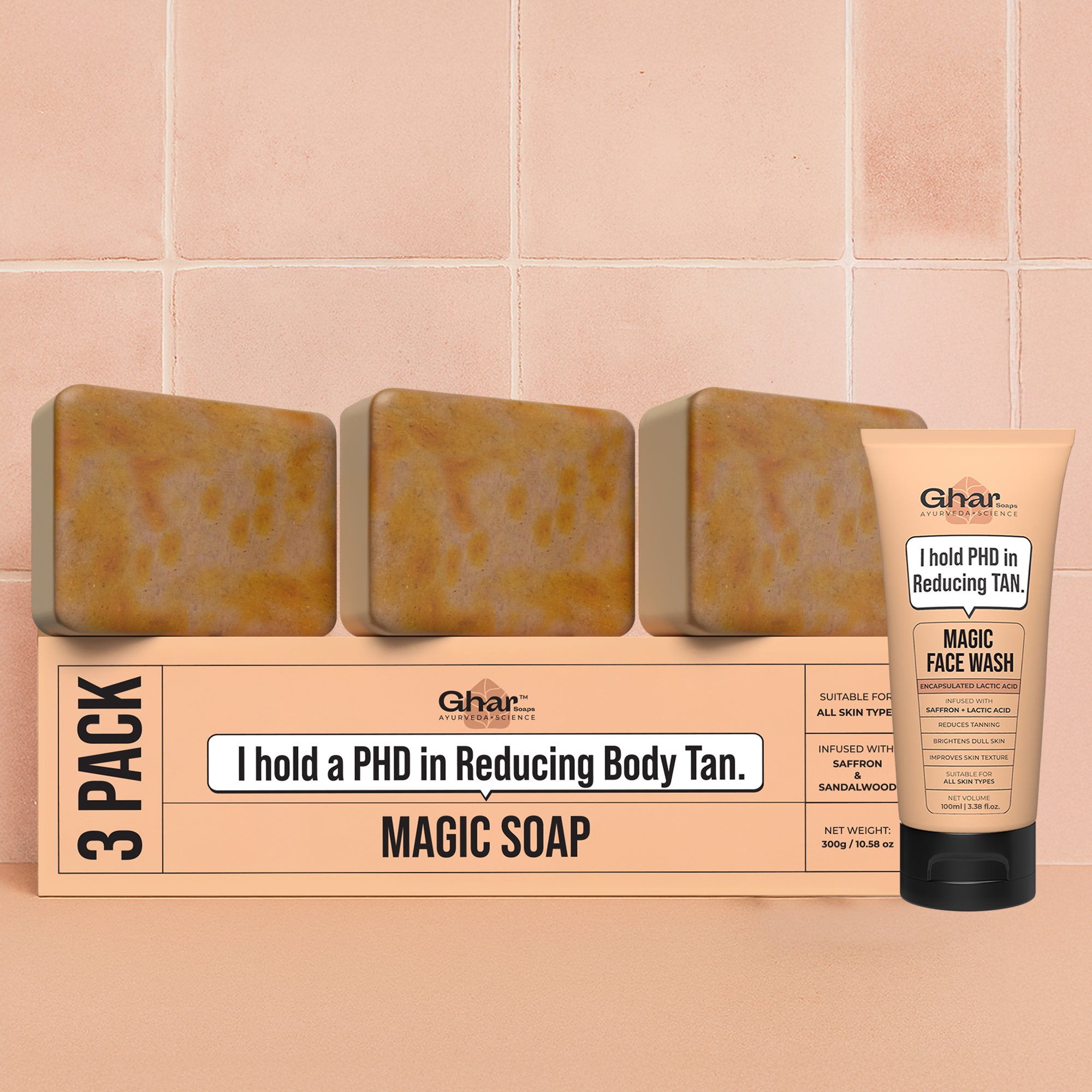 Magic Face wash With Saffron and Lactic Acid