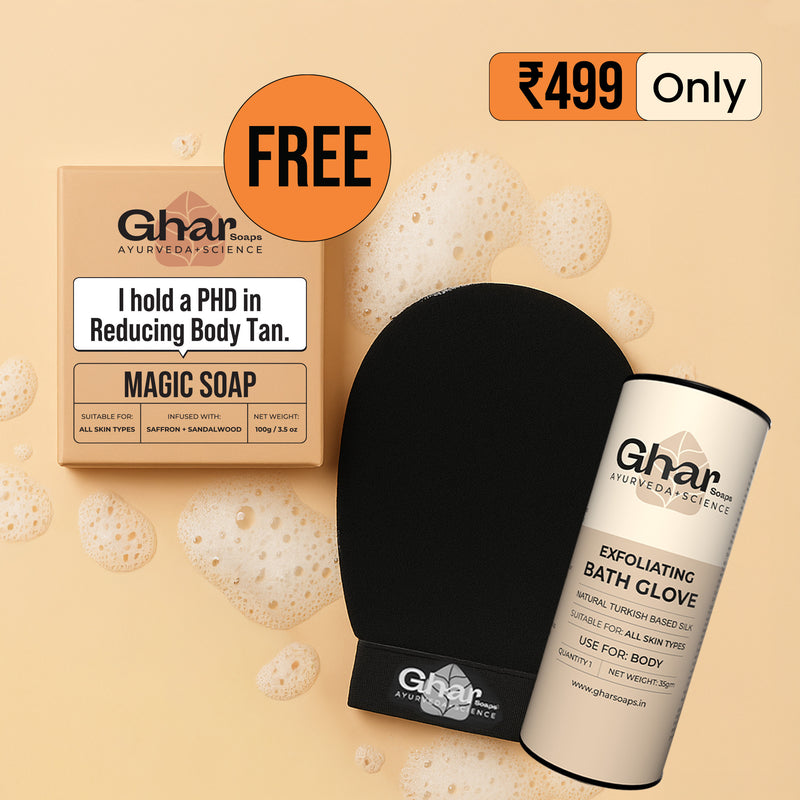Magic Soap & Exfoliating Body Glove Combo