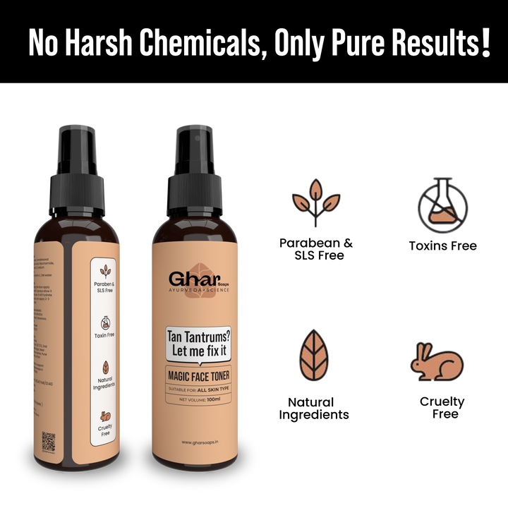 Magic Face Toner(Sandalwood & Saffron)