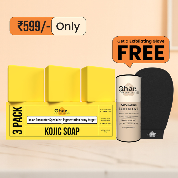 Kojic Soap + Exfoliating Body Glove Combo