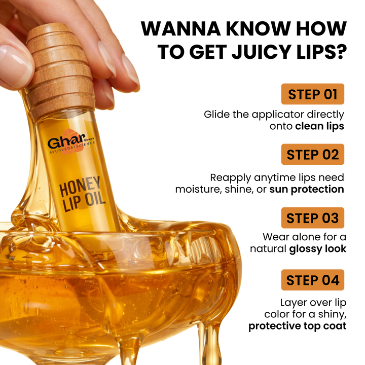 Honey Lip Oil  With SPF 30