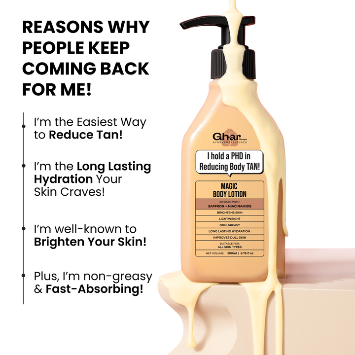 Magic Body Lotion with Saffron and Niacinamide