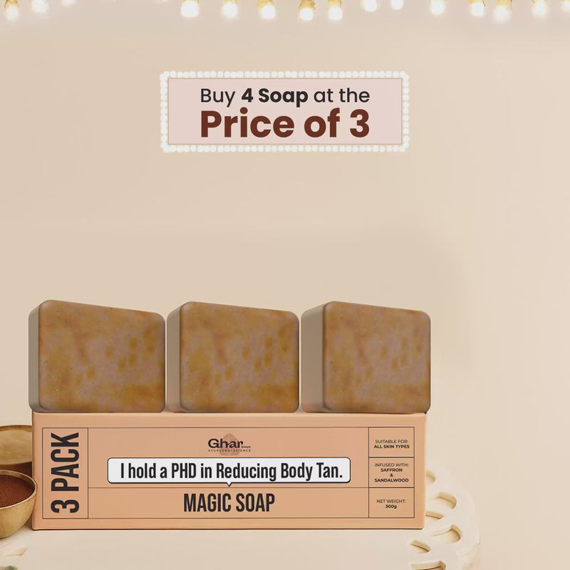 Free Soap With Magic Soap Pack of 3