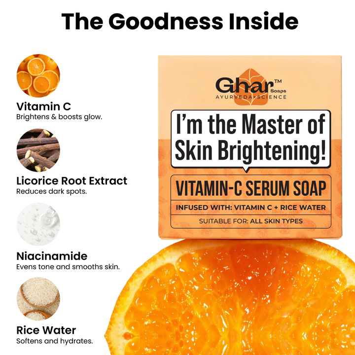 Vitamin c serum soap