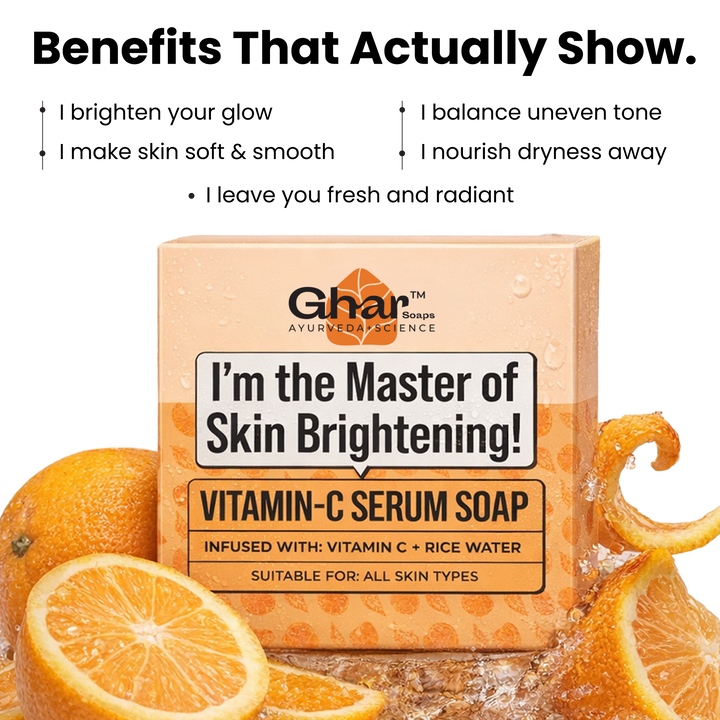 Vitamin c serum soap