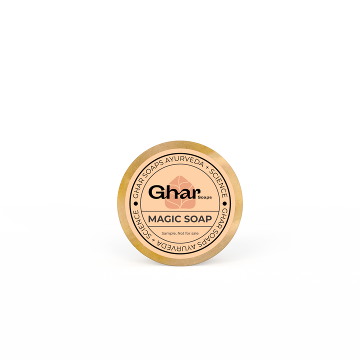 Magic Soap - Sandal wood and Saffron Soap ( sample soap 25g )