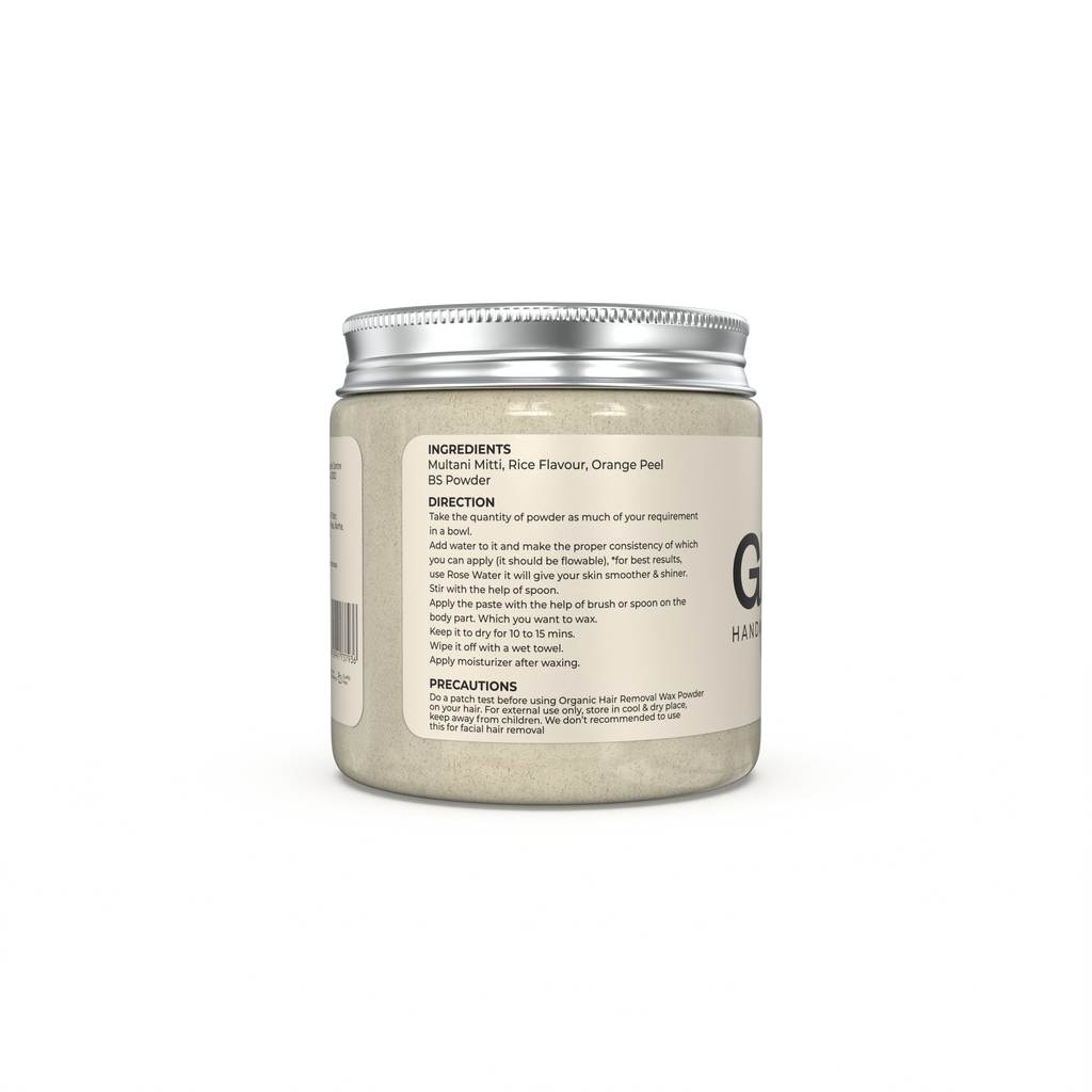 Organic Hair Removal Wax Powder ( Unisex ) GHAR SOAPS