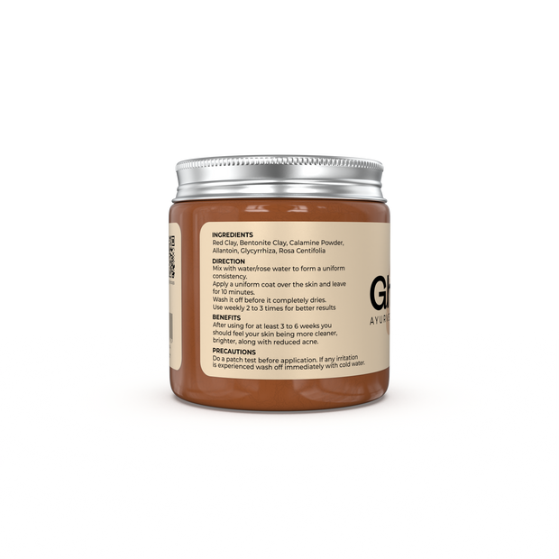 Red Clay Face Mask ( Unisex )